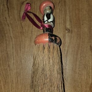 Vintage Mexician Figural Clothes Brush